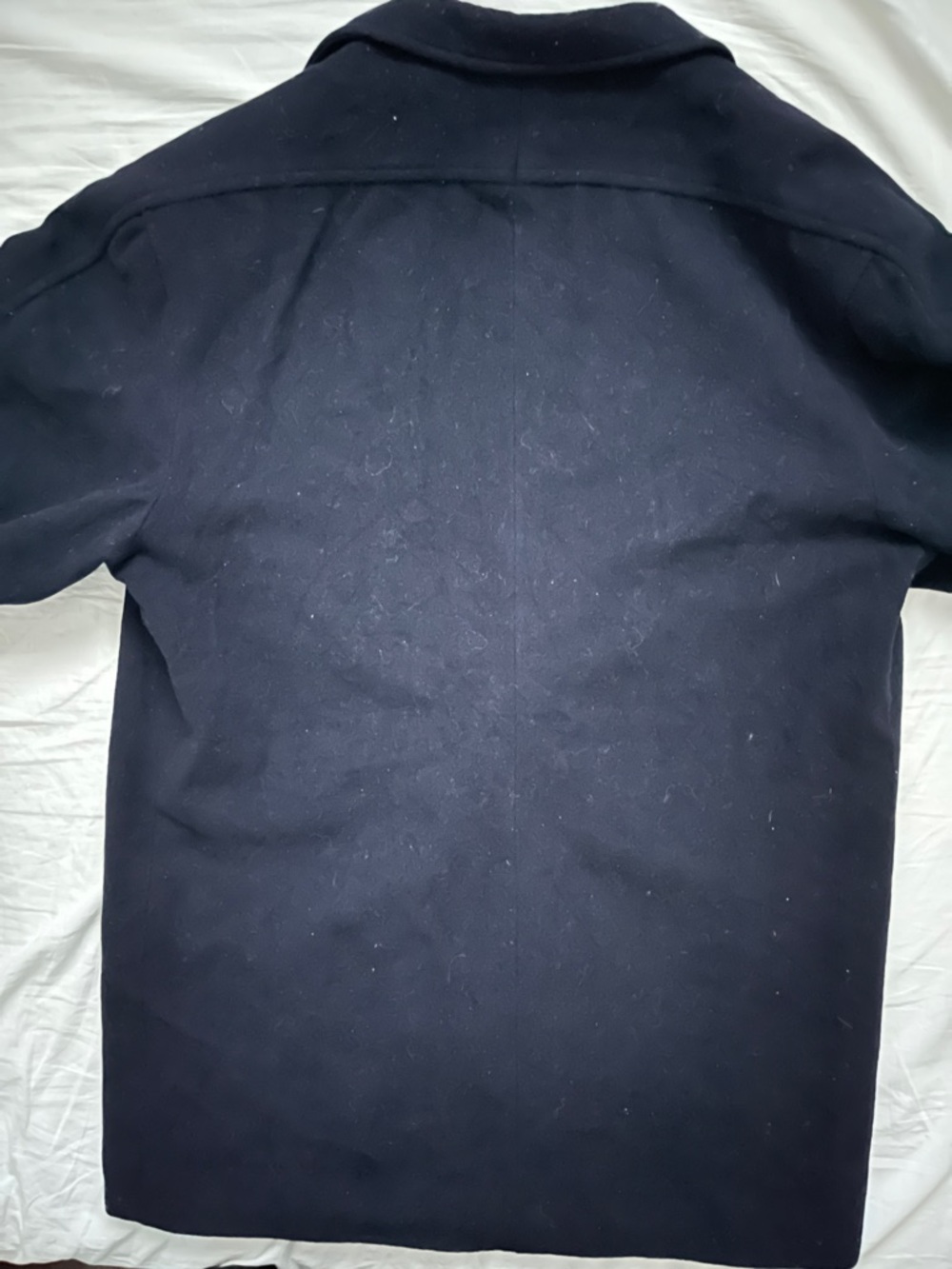 Pierre Balmain Paris Black Wool Double Breasted Coat - Picture 9 of 16